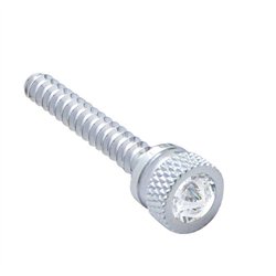 UP24053B-Chrome Long Dash Screw With Clear Crystal For Freightliner (Bulk)