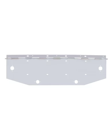 (BULK) CHROME 2 LICENSE PLATE ANGLED HOLDER W/ SQUARE MARKER LIGHT CUTOUT (BULK) CHROME 2 LICENSE PLATE ANGLED HOLDER W/ SQUARE MARKER LIGHT CUTOUT