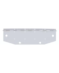 (BULK) CHROME 2 LICENSE PLATE ANGLED HOLDER W/ SQUARE MARKER LIGHT CUTOUT (BULK) CHROME 2 LICENSE PLATE ANGLED HOLDER W/ SQUARE MARKER LIGHT CUTOUT