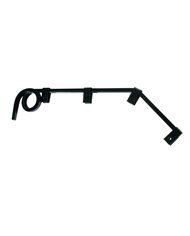 (2/BULK) BLACK ANGLED 0.64" SQUARE SPRING STEEL ARM MUD FLAP HANGER - 1 COIL (2/BULK) BLACK ANGLED 0.64" SQUARE SPRING STEEL ARM MUD FLAP HANGER - 1 COIL