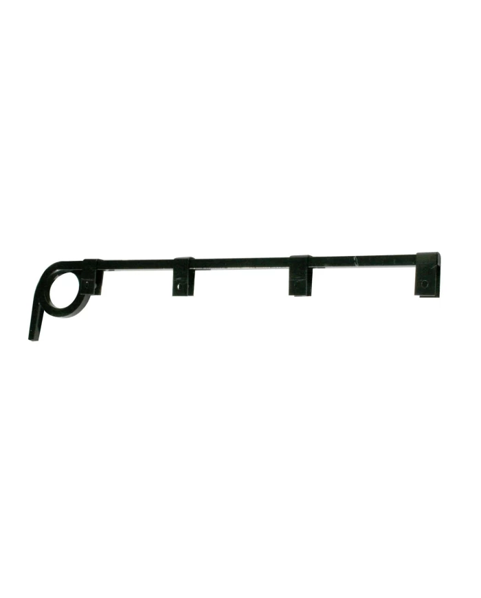(2/BULK) BLACK STRAIGHT 0.64" SQUARE SPRING STEEL ARM MUD FLAP HANGER - 1 COIL (2/BULK) BLACK STRAIGHT 0.64" SQUARE SPRING STEEL ARM MUD FLAP HANGER - 1 COIL