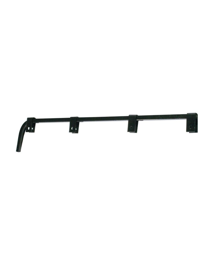 (2/BULK) BLACK STRAIGHT 0.64" SQUARE SPRING STEEL ARM MUD FLAP HANGER (2/BULK) BLACK STRAIGHT 0.64" SQUARE SPRING STEEL ARM MUD FLAP HANGER