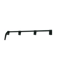 (2/BULK) BLACK STRAIGHT 0.64" SQUARE SPRING STEEL ARM MUD FLAP HANGER (2/BULK) BLACK STRAIGHT 0.64" SQUARE SPRING STEEL ARM MUD FLAP HANGER