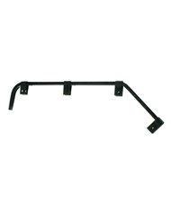 (2/BULK) BLACK ANGLED 0.64" SQUARE SPRING STEEL ARM MUD FLAP HANGER (2/BULK) BLACK ANGLED 0.64" SQUARE SPRING STEEL ARM MUD FLAP HANGER