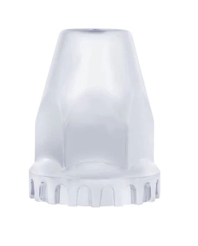 (BULK) CHROME PLASTIC 1 1/2" PUSH-ON ORIGINAL NUT COVER