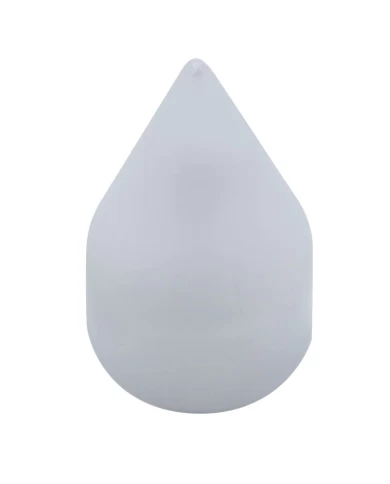 (BULK) CHROME PLASTIC 3/4" x 1 7/8" SPIKE NUT COVER