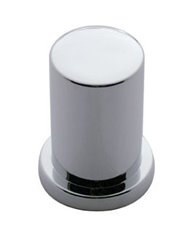 (BULK) CHROME PLASTIC INTERNATIONAL HULK BOLT COVER - 1" (BULK) CHROME PLASTIC INTERNATIONAL HULK BOLT COVER - 1"