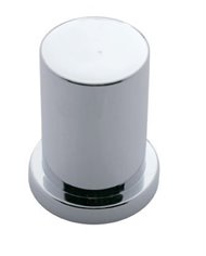 (BULK) CHROME PLASTIC INTERNATIONAL HULK BOLT COVER - 1 3/16" (BULK) CHROME PLASTIC INTERNATIONAL HULK BOLT COVER - 1 3/16"