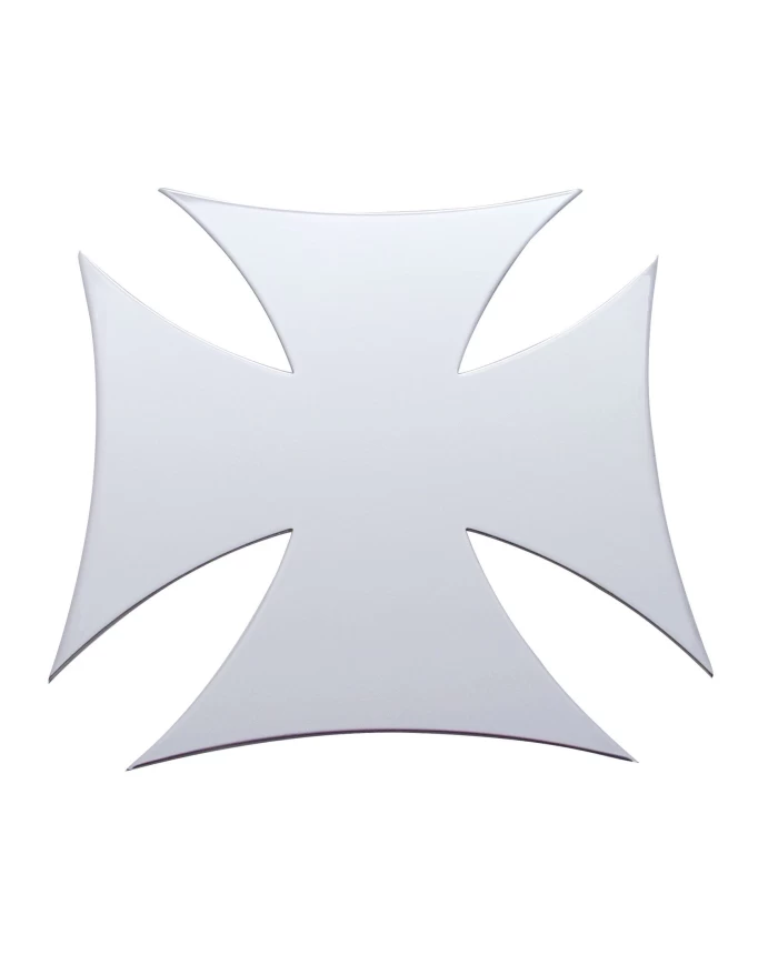 (BULK) STAINLESS STEEL12" IRON CROSS CUTOUT - BOLT THRU