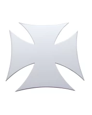 (BULK) STAINLESS STEEL12" IRON CROSS CUTOUT - BOLT THRU