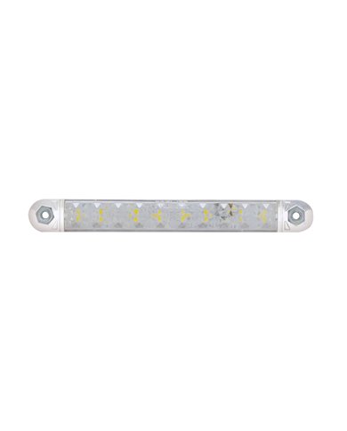 (CARD) 8 WHITE LED 5" LIGHT BAR (CARD) 8 WHITE LED 5" LIGHT BAR