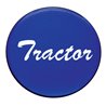 UP23222-1B-"Tractor" Glossy Air Valve Knob Candy Color Sticker - Indigo Blue