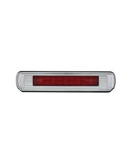 (CARD) CHROME LICENSE PLATE LIGHT WITH RED LED 3RD BRAKE LIGHT, ART DECO FLUSH MOUNT DESIGN (CARD) CHROME LICENSE PLATE LIGHT WITH RED LED 3RD BRAKE LIGHT, ART DECO FLUSH MOUNT DESIGN
