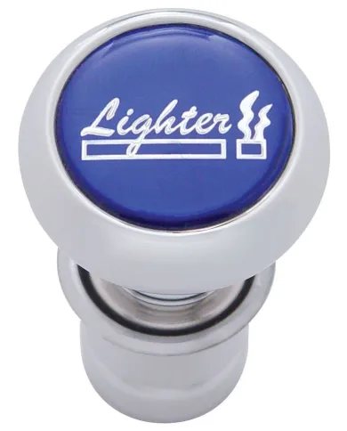 UP28487-Deluxe Cigarette Lighter - Blue Glossy Sticker