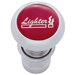 UP28490-Deluxe Cigarette Lighter - Red Glossy Sticker