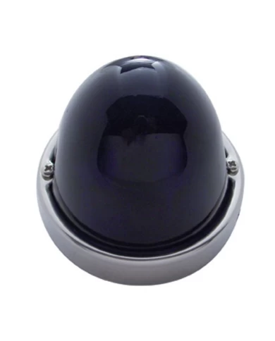 (BULK) LARGE GLASS MARKER LIGHT W/ 1157 BULB - PURPLE (BULK) LARGE GLASS MARKER LIGHT W/ 1157 BULB - PURPLE