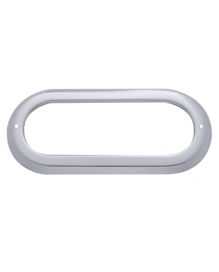 (CARD) STAINLESS STEEL OVAL LIGHT BEZEL (CARD) STAINLESS STEEL OVAL LIGHT BEZEL