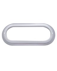 (CARD) STAINLESS STEEL OVAL LIGHT BEZEL (CARD) STAINLESS STEEL OVAL LIGHT BEZEL