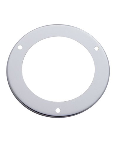 (CARD) STAINLESS STEEL FLANGED 4" LED LIGHT BEZEL (CARD) STAINLESS STEEL FLANGED 4" LED LIGHT BEZEL