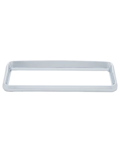 (CARD) CHROME PLASTIC KENWORTH "STUDIO SLEEPER" BEZEL W/ VISOR (CARD) CHROME PLASTIC KENWORTH "STUDIO SLEEPER" BEZEL W/ VISOR
