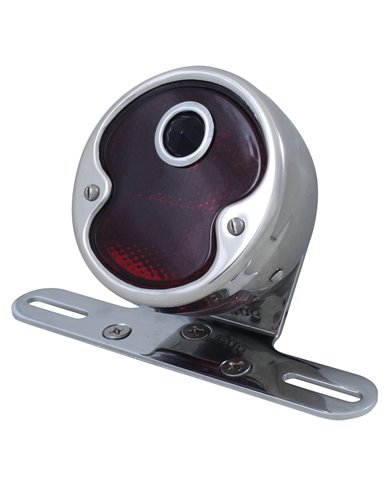 (BOX) "1932 DUO LAMP" TAIL LIGHT WITH RED GLASS LENS & BLUE DOT (BOX) "1932 DUO LAMP" TAIL LIGHT WITH RED GLASS LENS & BLUE DOT