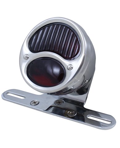 (BOX) "1928 DUO LAMP" TAIL LIGHT WITH RED GLASS LENS (BOX) "1928 DUO LAMP" TAIL LIGHT WITH RED GLASS LENS