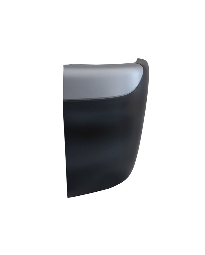 (BOX) FREIGHTLINER COLUMBIA BUMPER END - SILVER - DRIVER (BOX) FREIGHTLINER COLUMBIA BUMPER END - SILVER - DRIVER