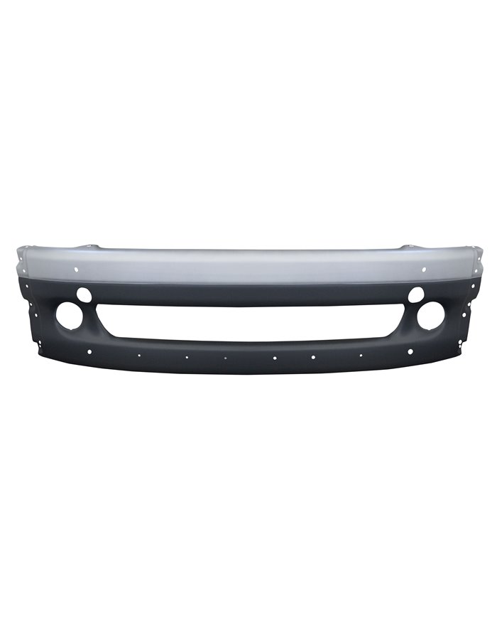 (BOX) FREIGHTLINER COLUMBIA CENTER BUMPER WITH TOW HOLE - SILVER (BOX) FREIGHTLINER COLUMBIA CENTER BUMPER WITH TOW HOLE - SILVER