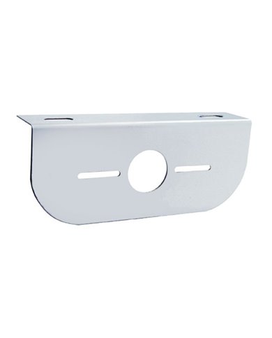 (BULK) STAINLESS STEEL LIGHT BRACKET W/ ONE UNIVERSAL LIGHT CUTOUT (BULK) STAINLESS STEEL LIGHT BRACKET W/ ONE UNIVERSAL LIGHT CUTOUT