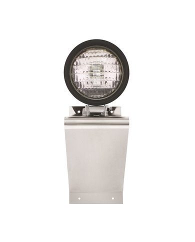 (BULK) STAINLESS STEEL TRIANGLE LIGHT BRACKET W/ CLEAR RUBBER WORKING LIGHT (BULK) STAINLESS STEEL TRIANGLE LIGHT BRACKET W/ CLEAR RUBBER WORKING LIGHT
