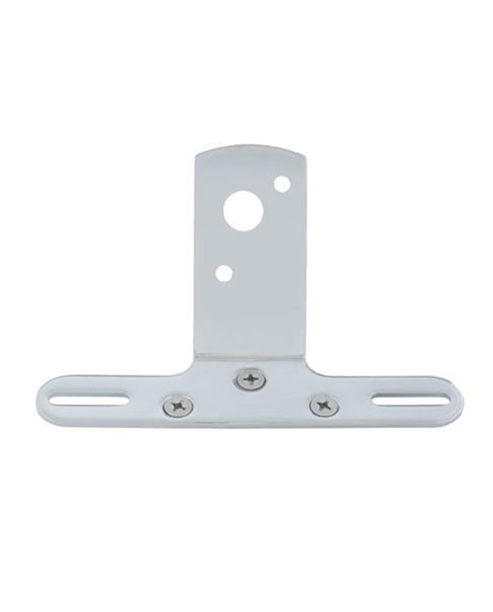 (BOX) CHROME "1940-53 CHEVY" STYLE FENDER LIGHT BRACKET (BOX) CHROME "1940-53 CHEVY" STYLE FENDER LIGHT BRACKET