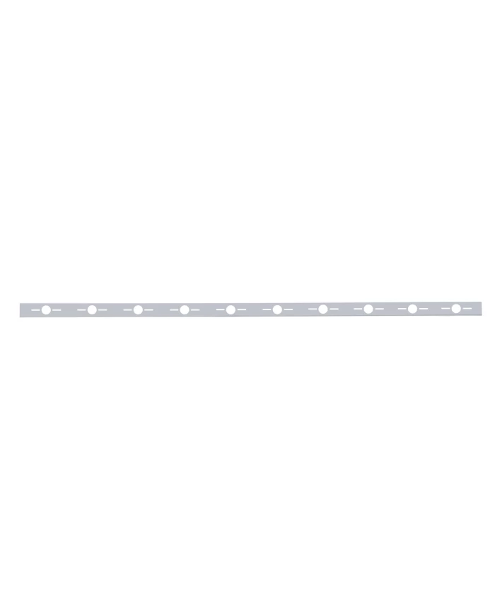 (BULK) STAINLESS STEEL BUMPER LIGHT BRACKET W/ 10 UNIVERSAL LIGHT CUTOUTS (BULK) STAINLESS STEEL BUMPER LIGHT BRACKET W/ 10 UNIVERSAL LIGHT CUTOUTS