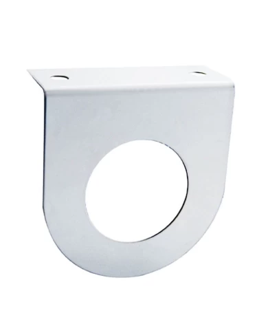 (BULK) STAINLESS STEEL LIGHT BRACKET W/ ONE 2" LIGHT CUTOUT (BULK) STAINLESS STEEL LIGHT BRACKET W/ ONE 2" LIGHT CUTOUT