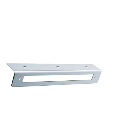 (CARD) STAINLESS STEEL BRACKET W/ONE 9" LED STRIP LIGHT CUTOUT (CARD) STAINLESS STEEL BRACKET W/ONE 9" LED STRIP LIGHT CUTOUT