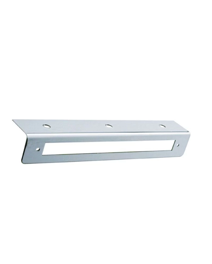 (CARD) STAINLESS STEEL BRACKET W/ONE 9" LED STRIP LIGHT CUTOUT (CARD) STAINLESS STEEL BRACKET W/ONE 9" LED STRIP LIGHT CUTOUT