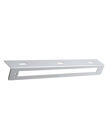 (CARD) STAINLESS STEEL BRACKET W/ONE 12" LED STRIP LIGHT CUTOUT (CARD) STAINLESS STEEL BRACKET W/ONE 12" LED STRIP LIGHT CUTOUT