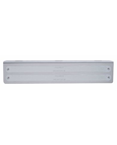 (BULK) 25 5/16" STAINLESS STEEL LIGHT BRACKET W/ONE 14" LED LIGHTS - AMBER LED/CLEAR LENS (BULK) 25 5/16" STAINLESS STEEL LIGHT BRACKET W/ONE 14" LED LIGHTS - AMBER LED/CLEAR LENS