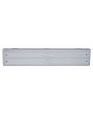 (BULK) 25 5/16" STAINLESS STEEL LIGHT BRACKET W/ONE 14" LED LIGHTS - RED LED/CLEAR LENS (BULK) 25 5/16" STAINLESS STEEL LIGHT BRACKET W/ONE 14" LED LIGHTS - RED LED/CLEAR LENS