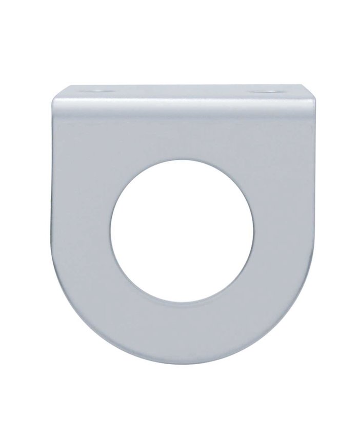 (BULK) STAINLESS STEEL MINI LIGHT BRACKET W/ 1 LIGHT CUTOUT