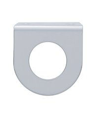 (BULK) STAINLESS STEEL MINI LIGHT BRACKET W/ 1 LIGHT CUTOUT