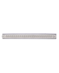 (BULK) STAINLESS STEEL LIGHT BRACKET WITH ONE 23 AMBER LED 17 1/4" LIGHT BAR - CLEAR LENS (BULK) STAINLESS STEEL LIGHT BRACKET WITH ONE 23 AMBER LED 17 1/4" LIGHT BAR - CLEAR LENS