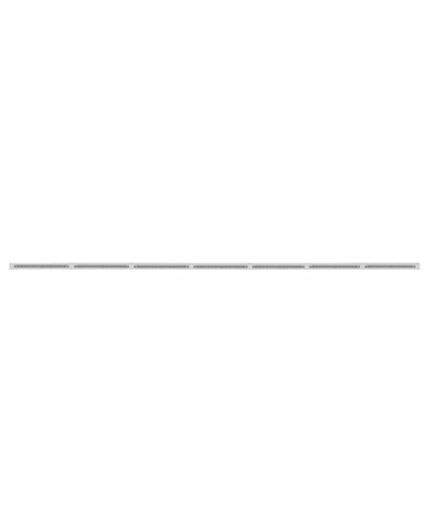 (BULK) 94" STAINLESS STEEL 7 LED CUTOUT BUMPER LIGHT BRACKET W/ 14 BLUE LED 12" LIGHT BAR - CLEAR LENS (BULK) 94" STAINLESS STEEL 7 LED CUTOUT BUMPER LIGHT BRACKET W/ 14 BLUE LED 12" LIGHT BAR - CLEAR LENS