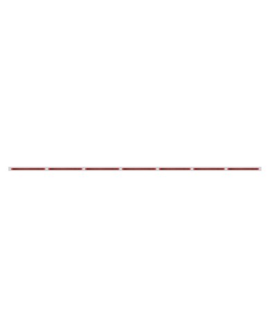 (BULK) 94" STAINLESS STEEL 7 LED CUTOUT BUMPER LIGHT BRACKET W/ 19 RED LED 12" LIGHT BAR WITH REFLECTOR - RED LENS (BULK) 94" STAINLESS STEEL 7 LED CUTOUT BUMPER LIGHT BRACKET W/ 19 RED LED 12" LIGHT BAR WITH REFLECTOR - RED LENS