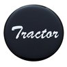 UP23222-1K-"Tractor" Glossy Air Valve Knob Candy Color Sticker -Glossy Black