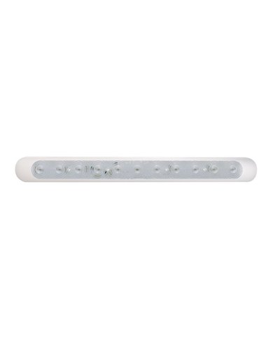 (BULK) 94" STAINLESS STEEL 6 LED CUTOUT BUMPER LIGHT BRACKET W/ 11 AMBER LED 15" LIGHT BAR WITH BEZEL - CLEAR LENS (BULK) 94" STAINLESS STEEL 6 LED CUTOUT BUMPER LIGHT BRACKET W/ 11 AMBER LED 15" LIGHT BAR WITH BEZEL - CLEAR LENS