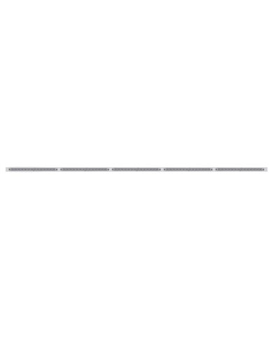 (BULK) 94" STAINLESS STEEL 5 LED CUTOUT BUMPER LIGHT BRACKET W/ 23 AMBER LED 17 1/4" LIGHT BAR - CLEAR LENS (BULK) 94" STAINLESS STEEL 5 LED CUTOUT BUMPER LIGHT BRACKET W/ 23 AMBER LED 17 1/4" LIGHT BAR - CLEAR LENS