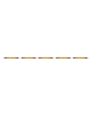 (BULK) 94" STAINLESS STEEL 5 LED CUTOUT BUMPER LIGHT BRACKET W/ 11 AMBER LED 17" LIGHT BAR WITH BEZEL - AMBER LENS (BULK) 94" STAINLESS STEEL 5 LED CUTOUT BUMPER LIGHT BRACKET W/ 11 AMBER LED 17" LIGHT BAR WITH BEZEL - AMBER LENS