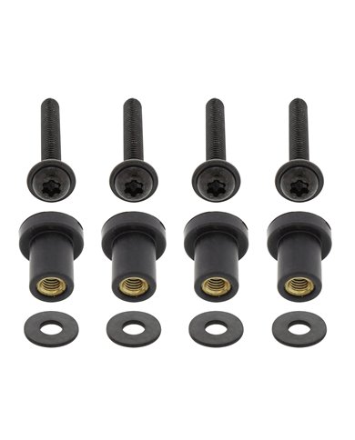(CARD) 2005+ FREIGHTLINER CENTURY GRILL SCREW SET - BLACK FINISH (CARD) 2005+ FREIGHTLINER CENTURY GRILL SCREW SET - BLACK FINISH
