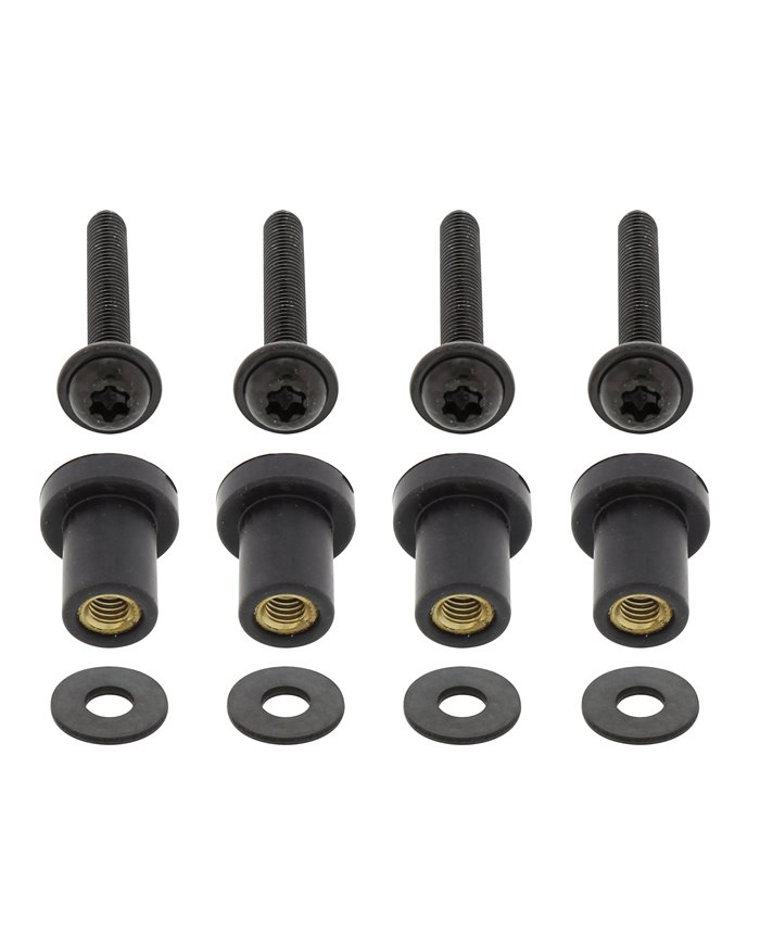 (CARD) 2005+ FREIGHTLINER CENTURY GRILL SCREW SET - BLACK FINISH