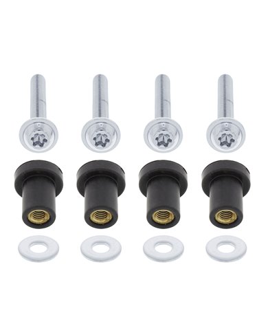 (CARD) 2005+ FREIGHTLINER CENTURY GRILL SCREW SET - CHROME FINISH (CARD) 2005+ FREIGHTLINER CENTURY GRILL SCREW SET - CHROME FINISH